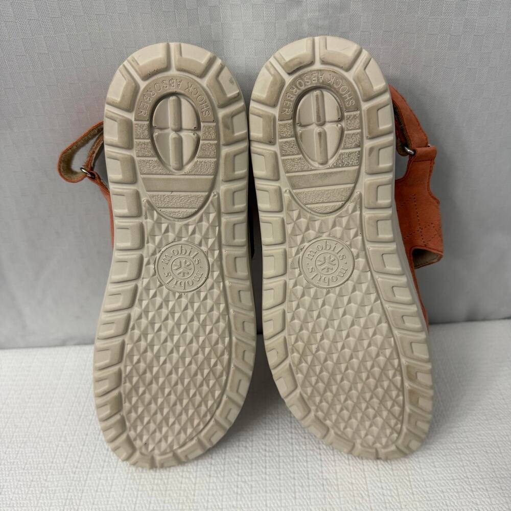 Mobils Mephisto Sandals Womens Size 9 Britany Terracotta Wedge Comfort 39 - Picture 10 of 10